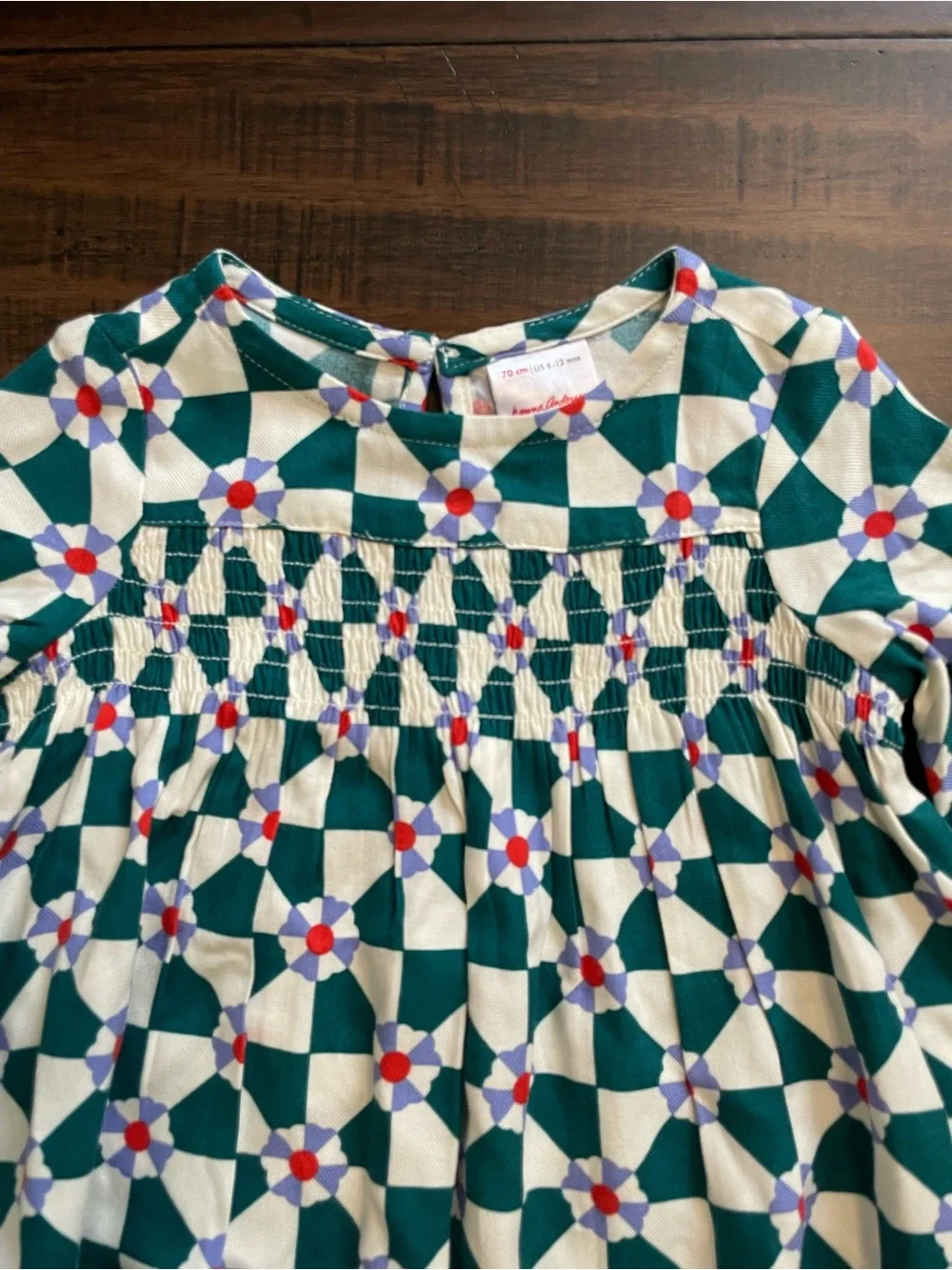 Hanna Andersson Baby Checkerboard Woven Dress